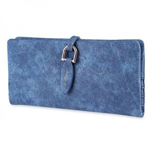 New PRETTYZYS Leaf Design Wallet/Purse Blue